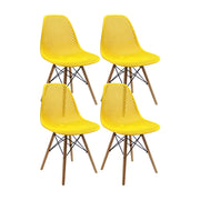 Set x 4 Sillas COLMEIA Amarilla DROPSHI