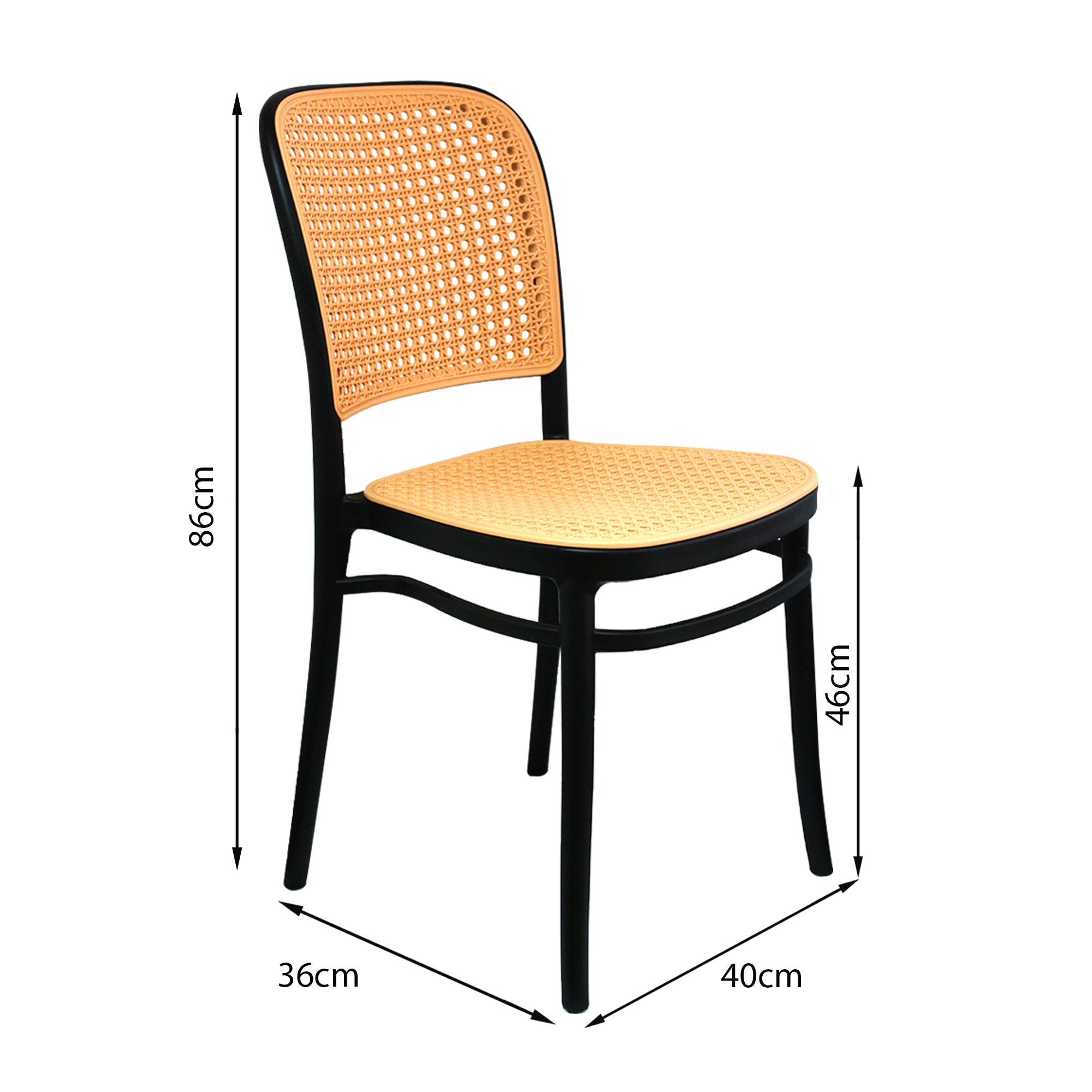 Silla AMIS Negra DROPSHI