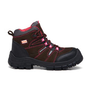 Bota de Seguridad SAGA Supervisor Ref. 4059W Marrón/Fucsia