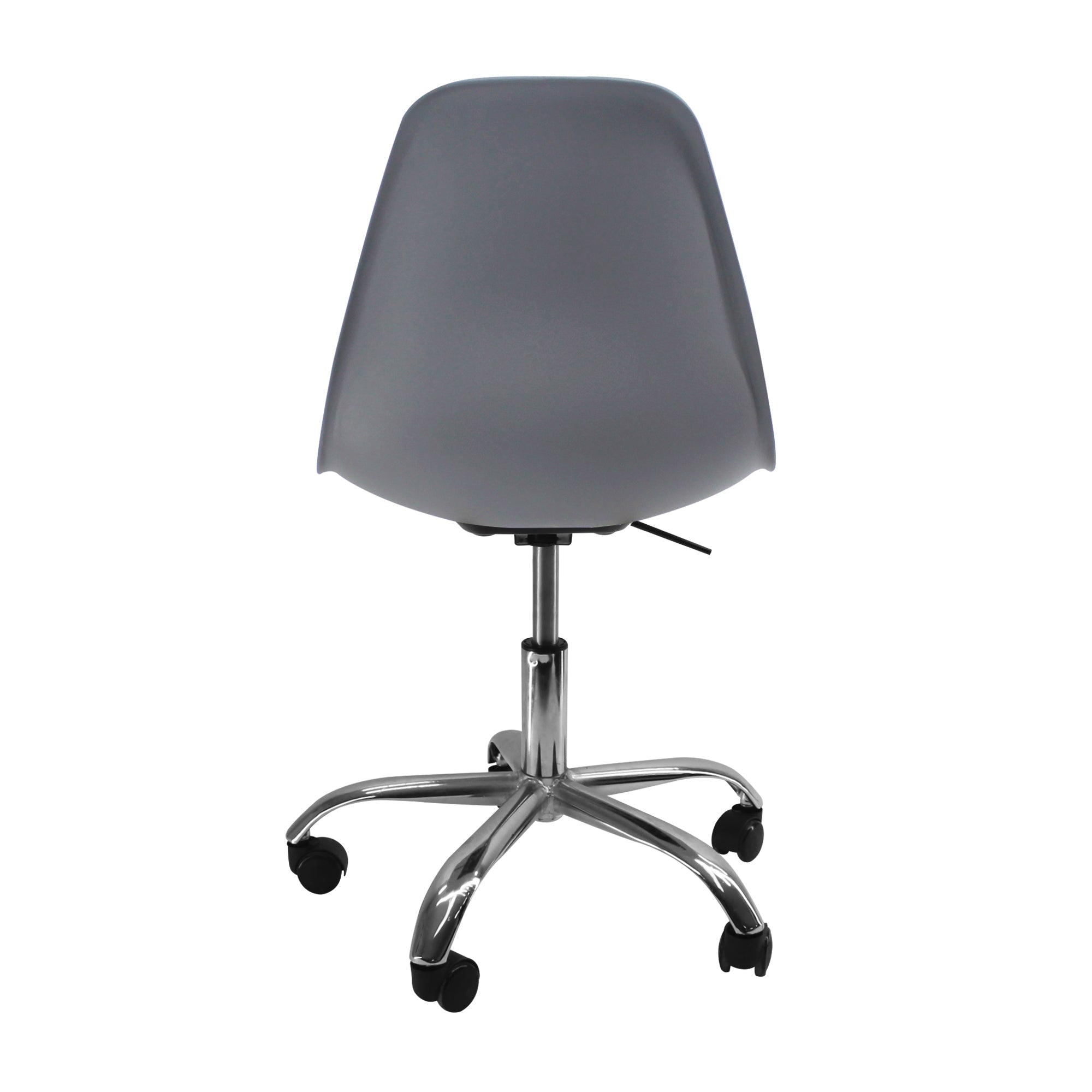 Silla DKR Con Ruedas Tipo Eames Gris BoxBit