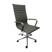 Silla de oficina ESTERILLA Alta Gris DROPSHI