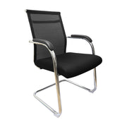 Silla ROMA Fija Negra Oficina DROPSHI