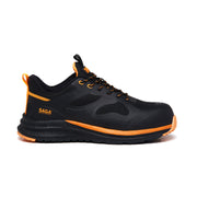 Calzado de Seguridad SAGA Deportivo Ref. 7002 Naranja/Negro