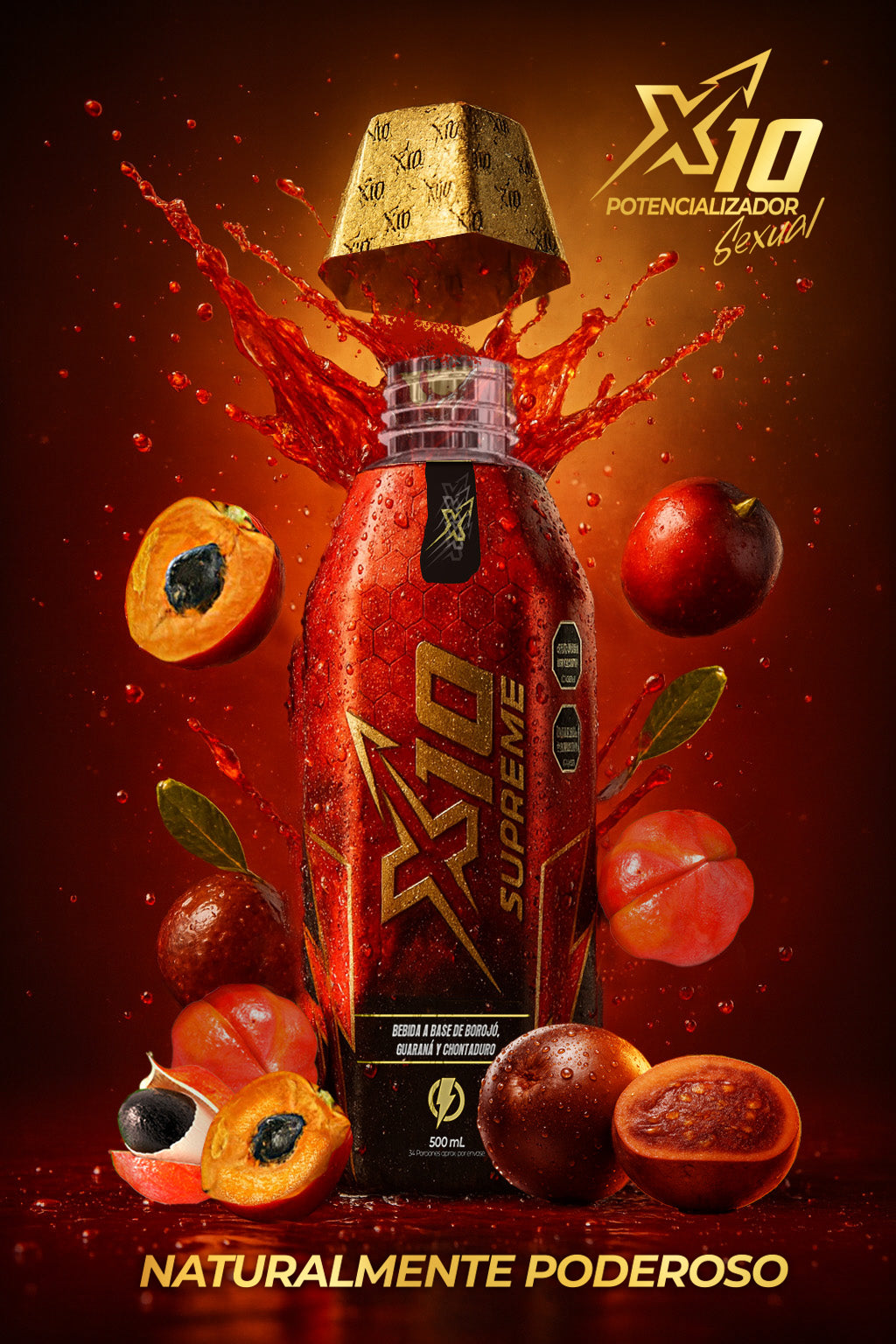 X10 SUPREME - Potencializador Sexual